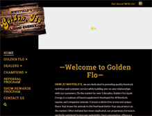 Tablet Screenshot of goldenflo.com